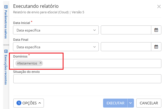 executando