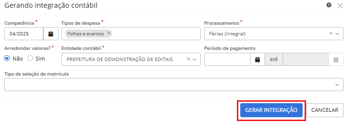 executando