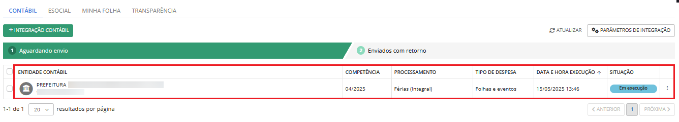executando