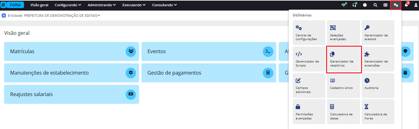 executando