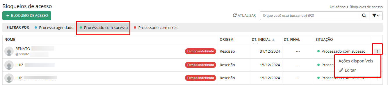 executando