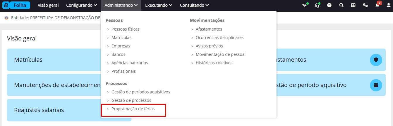 executando