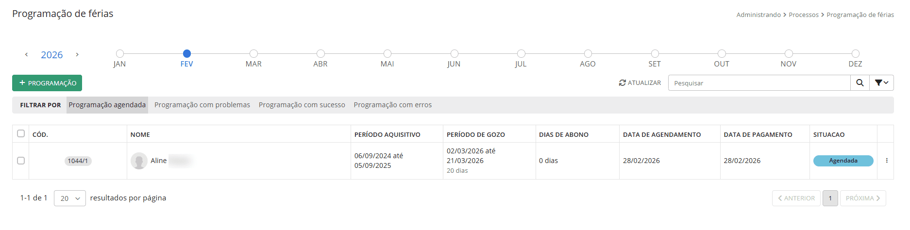 executando