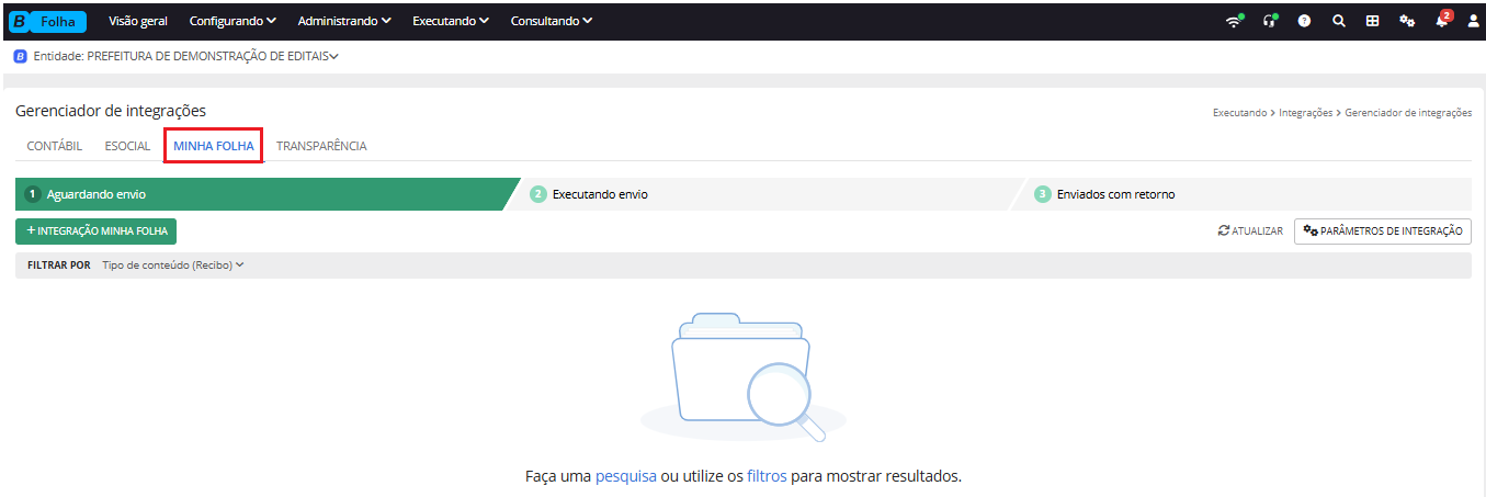 executando