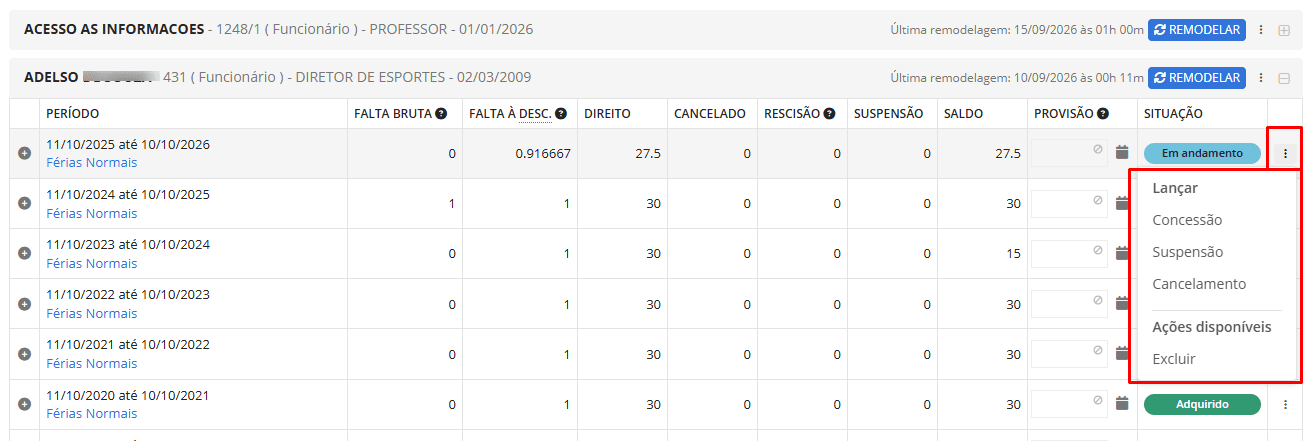 executando