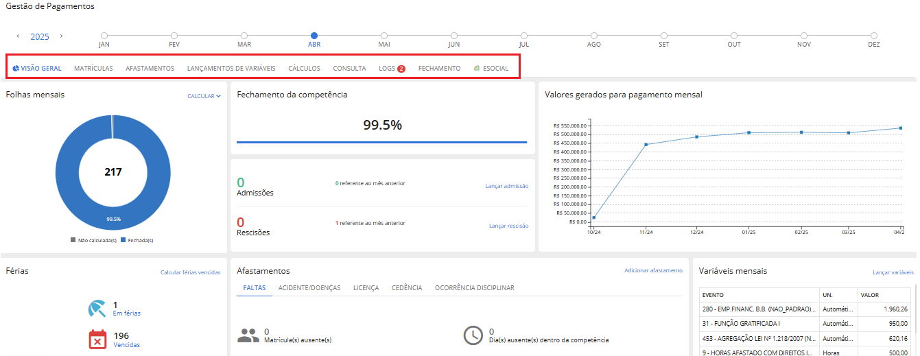 executando