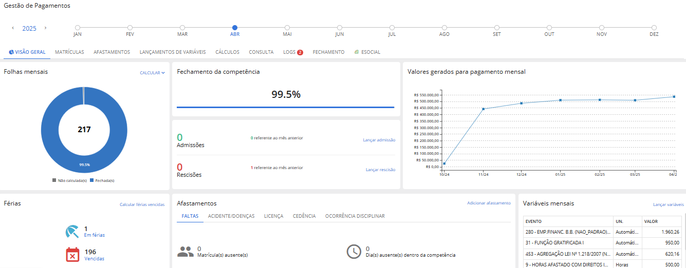 executando
