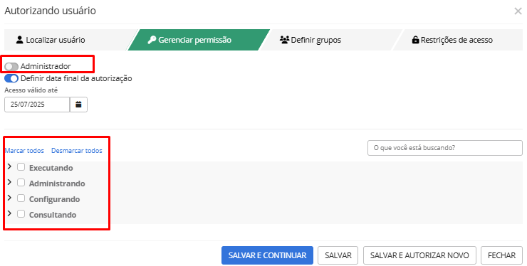 executando