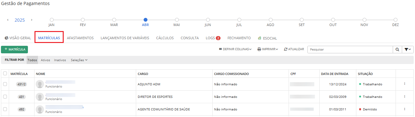 executando