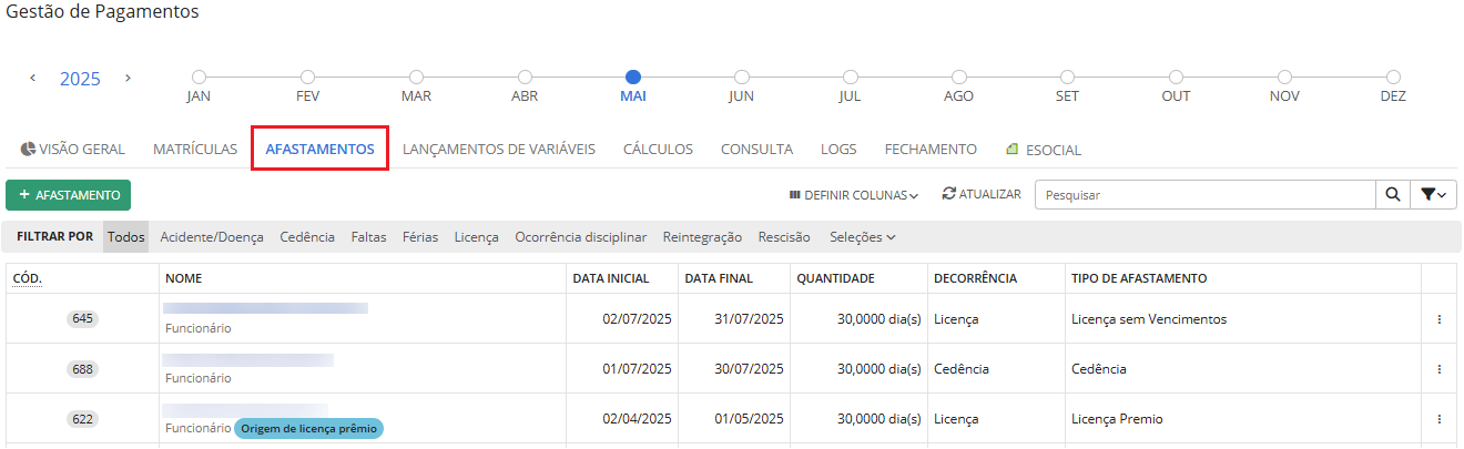 executando