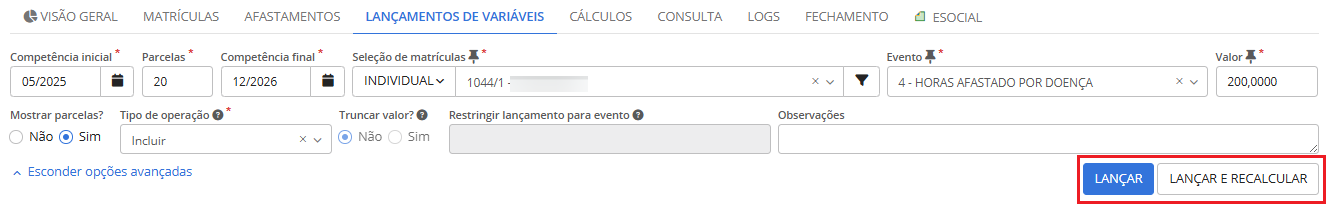 executando
