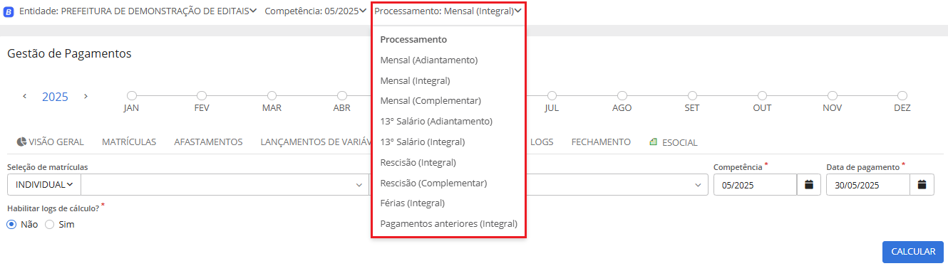 executando
