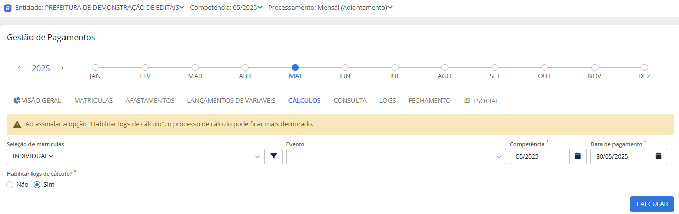 executando