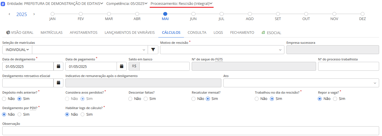 executando