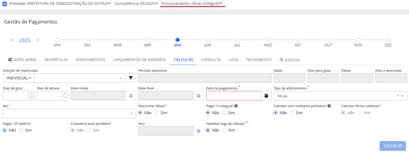 executando