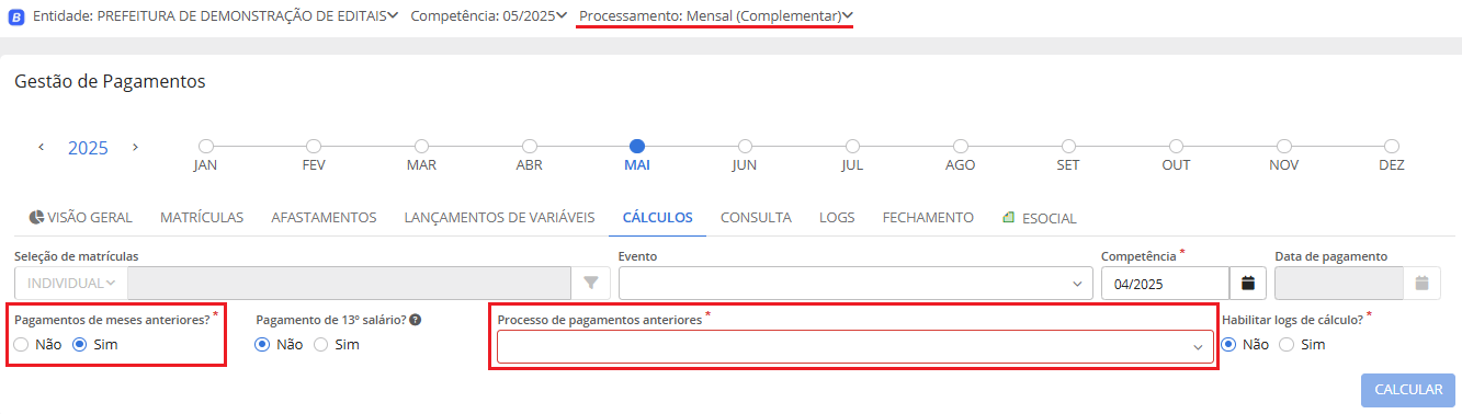 executando