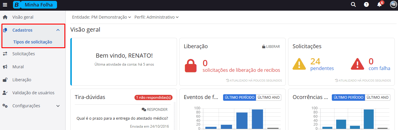 executando