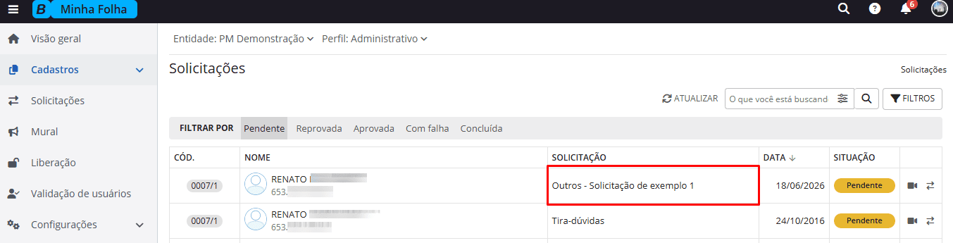 executando