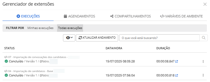 executando