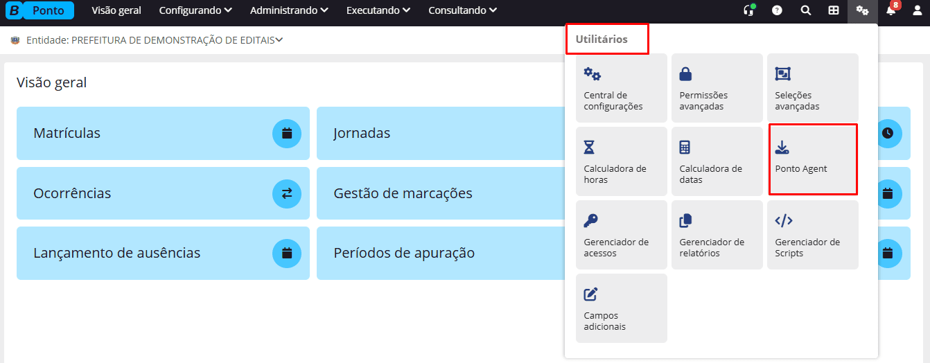 executando