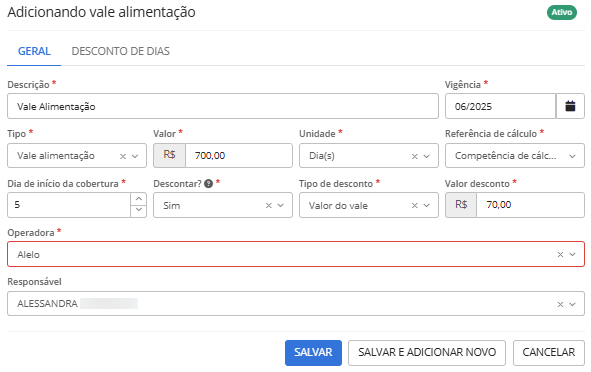 executando