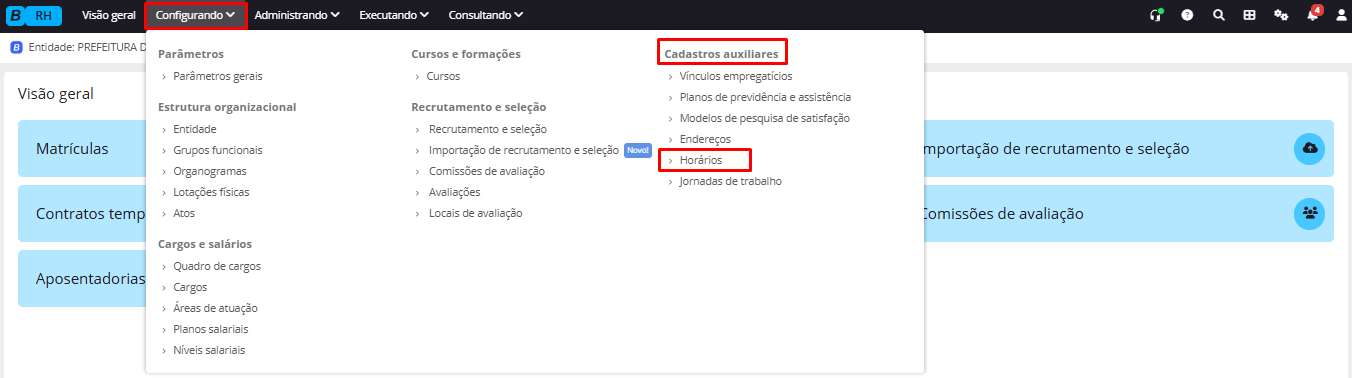 executando