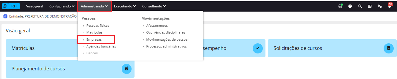executando