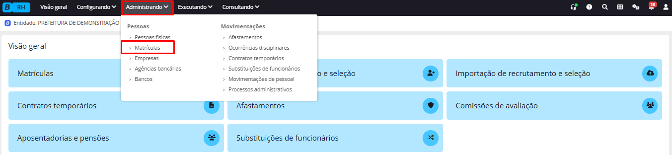 executando