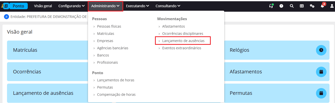 executando