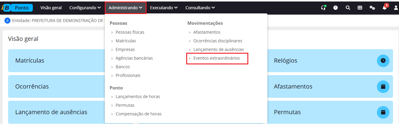 executando