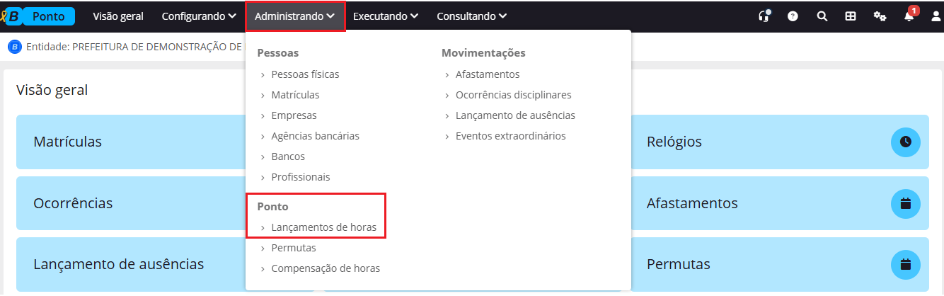 executando
