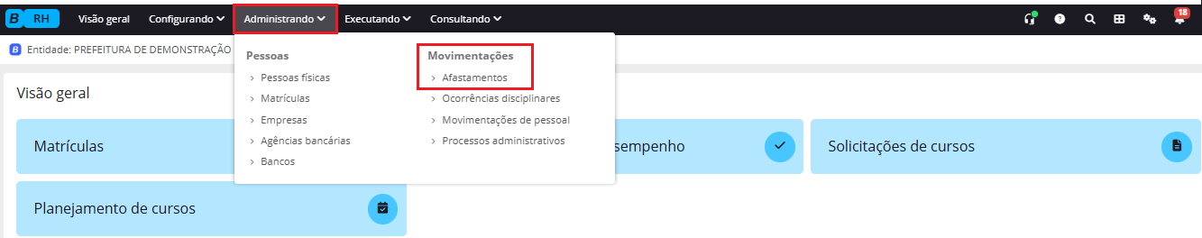executando