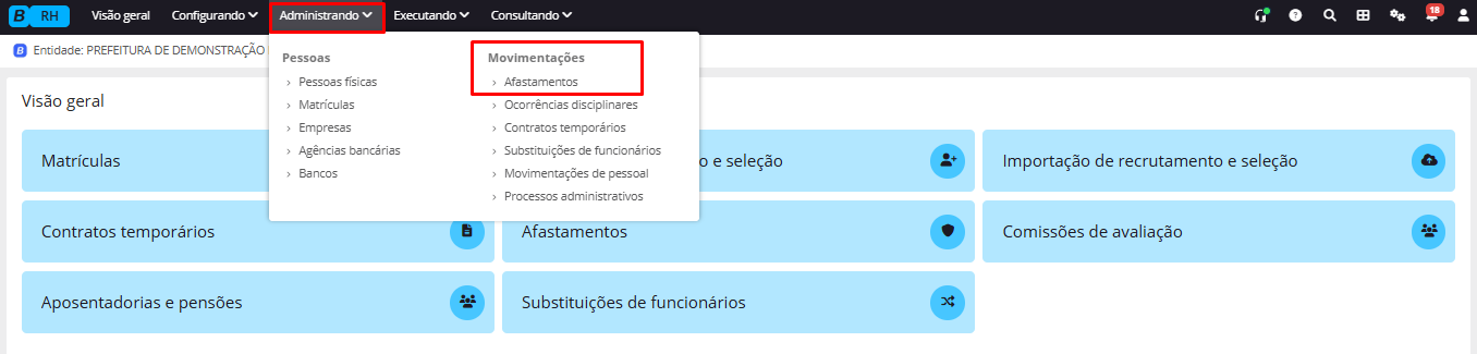 executando