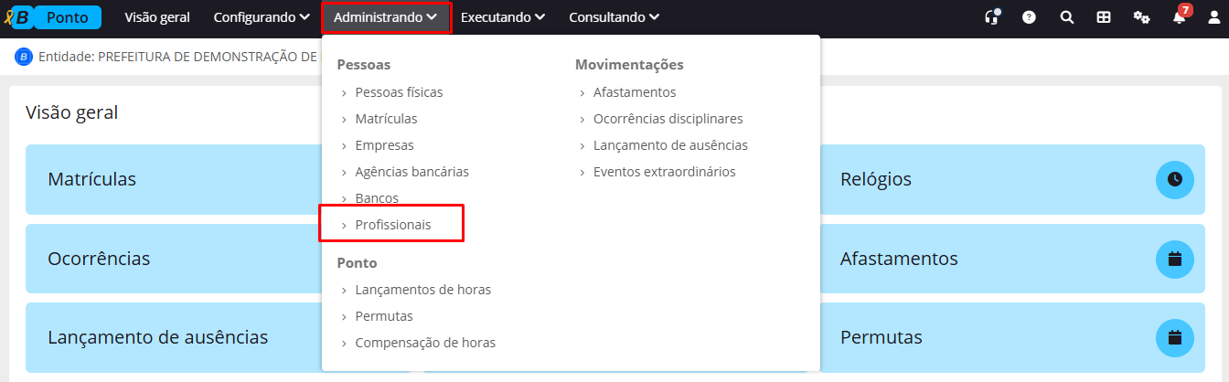 executando