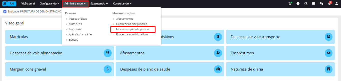 executando