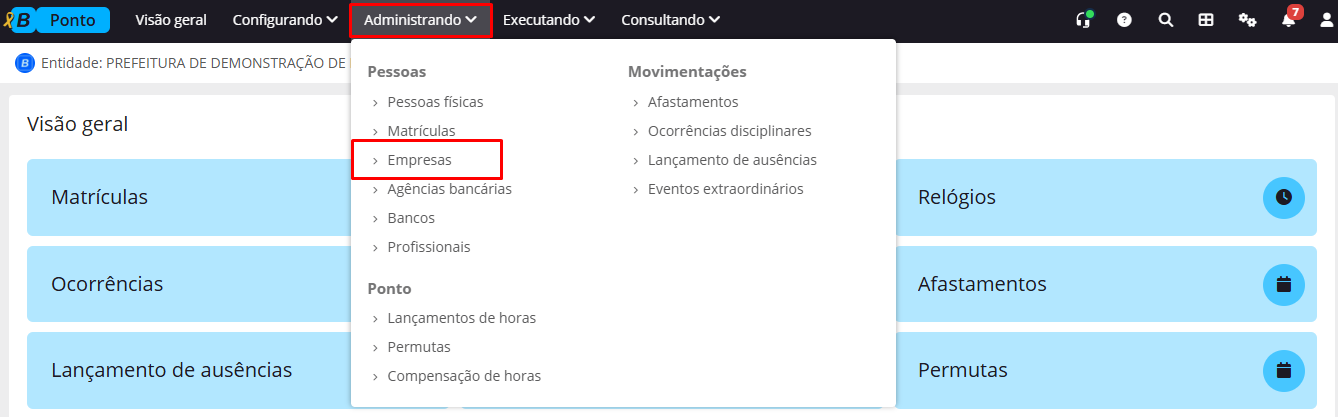 executando