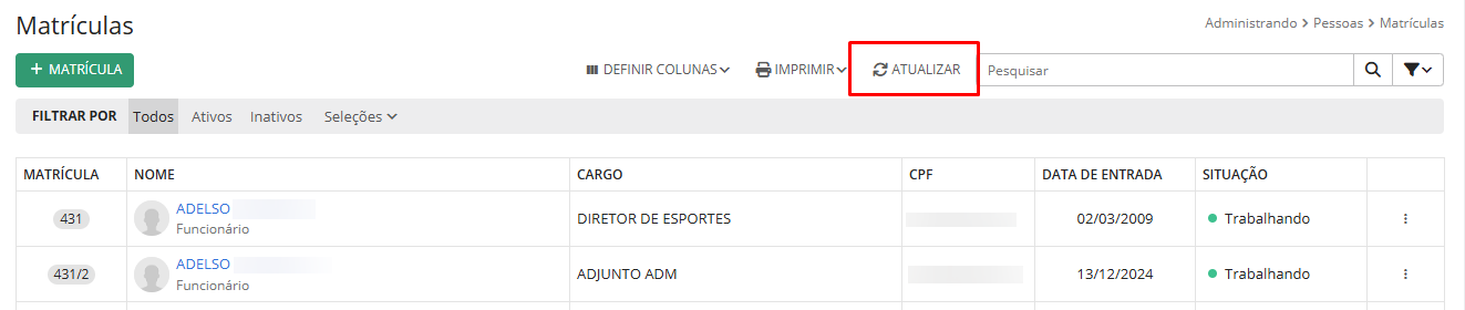 executando