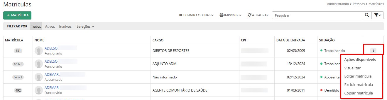 executando