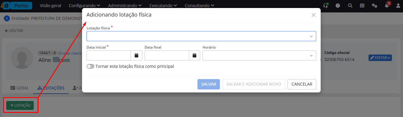 executando