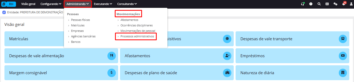 executando