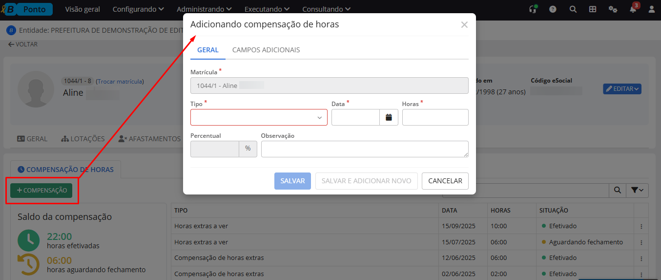 executando