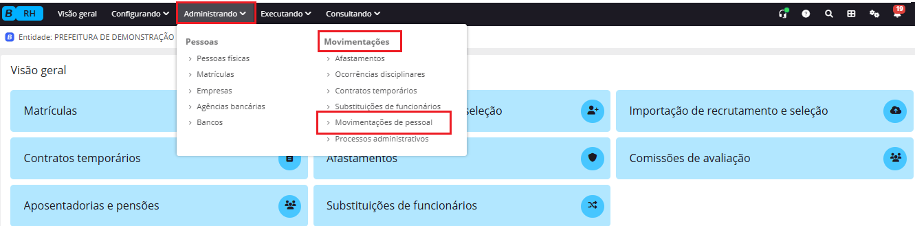 executando