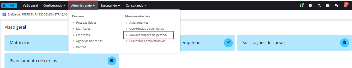 executando