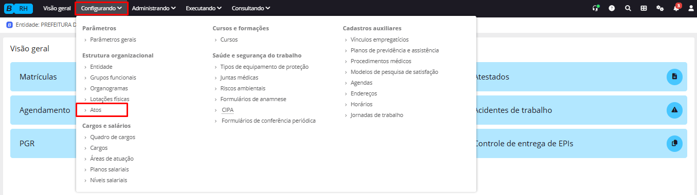 executando
