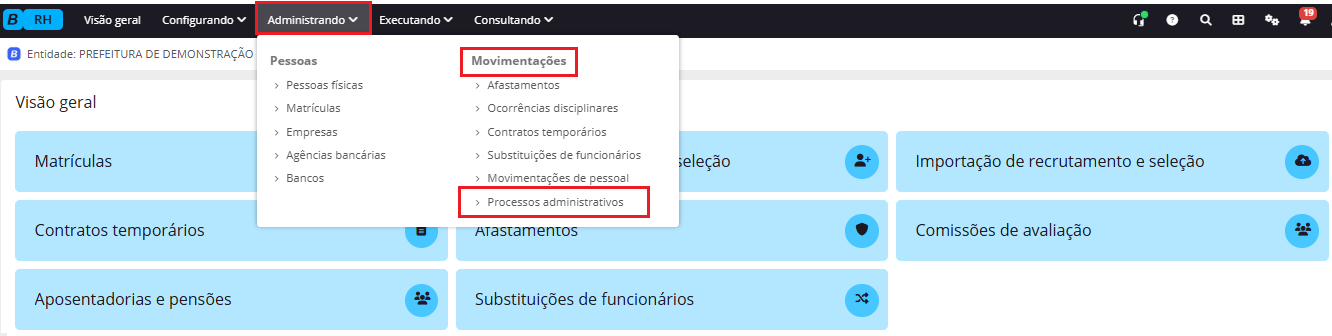 executando