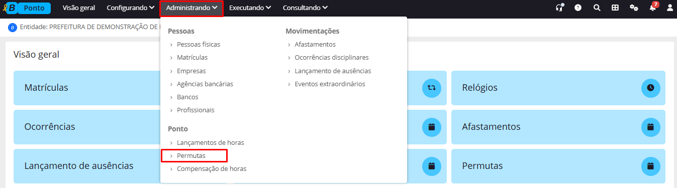 executando