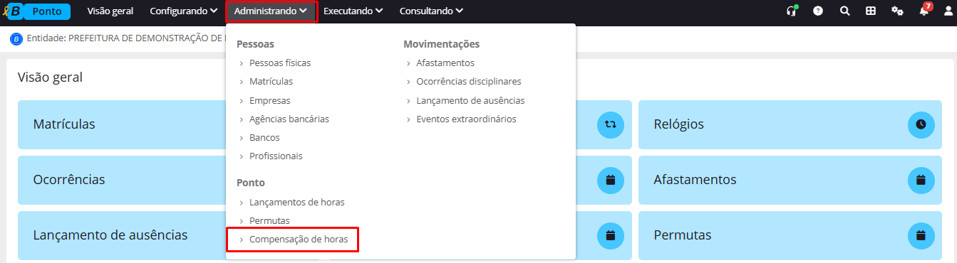 executando