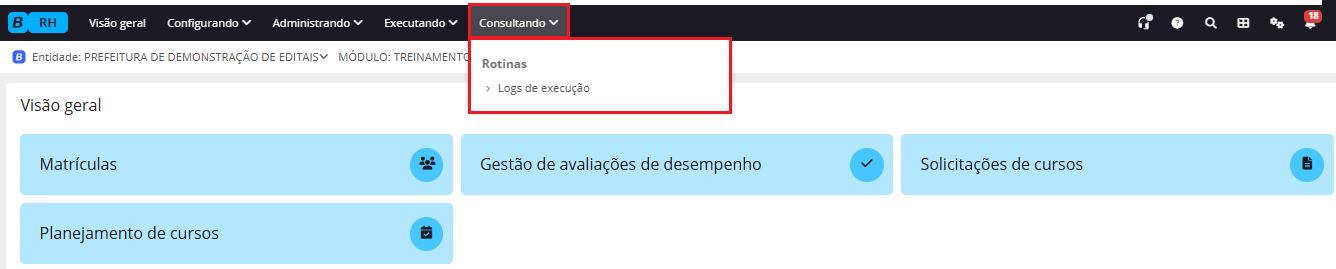 executando