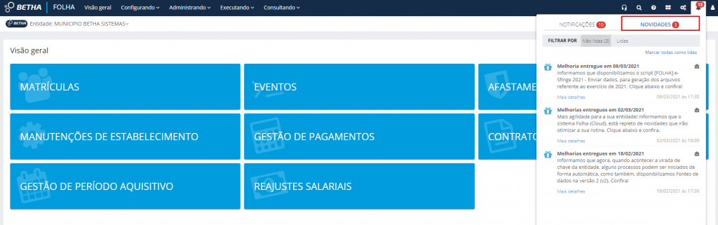 login.betha.cloud Concorrentes — Principais sites similares login