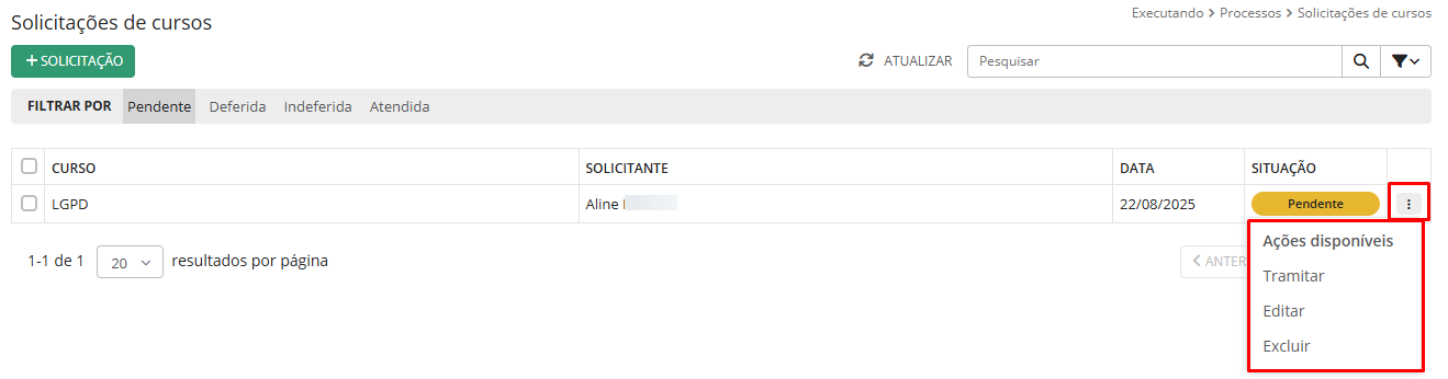 executando